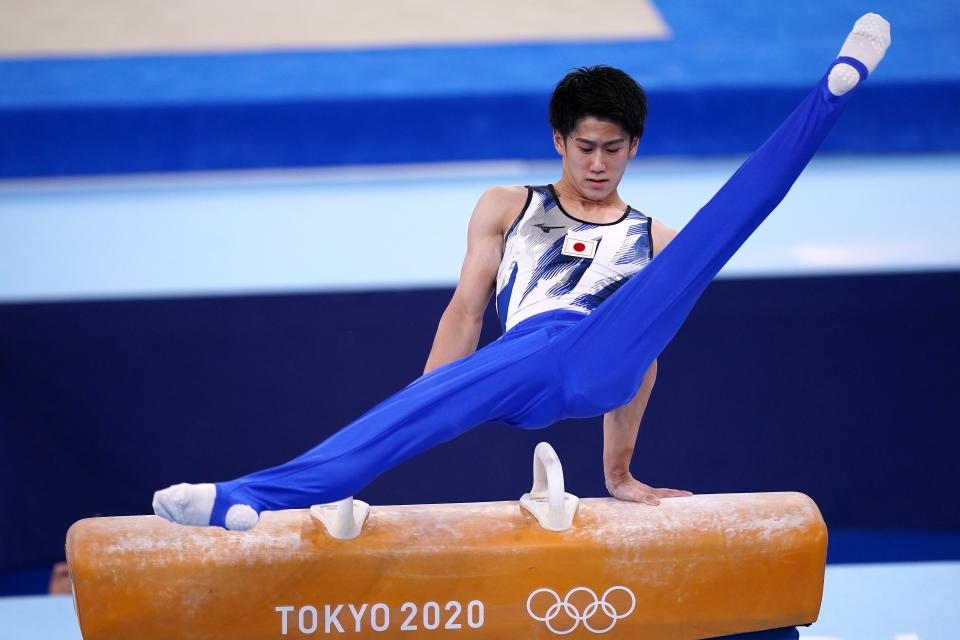 Japan’s Daiki Hashimoto claimed all-around gold (Mike Egerton/PA) (PA Wire)