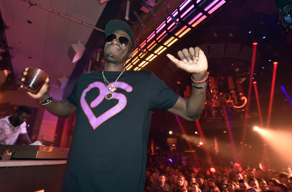 LAS VEGAS, NEVADA - JUNE 14: Pascal Siakam of the Toronto Raptors celebrates the team's NBA championship at XS Nightclub at Wynn Las Vegas on June 14, 2019 in Las Vegas, Nevada. (Photo by David Becker/Getty Images for Wynn Las Vegas)