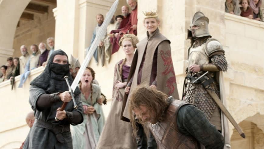 Ned Stark's execution shocked viewers. Photo: Showcase