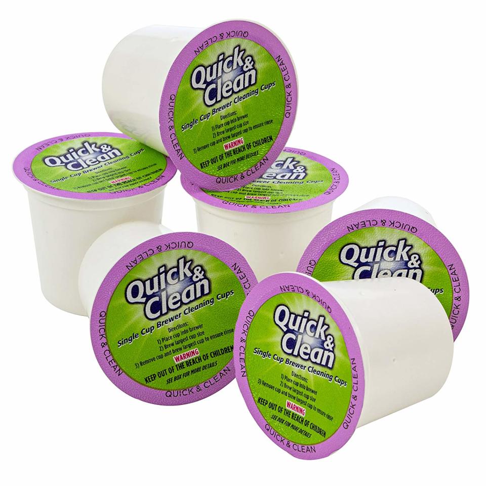 6-Pack of Cleaning Cups for Keurig K-Cup Machines (Photo: Amazon)