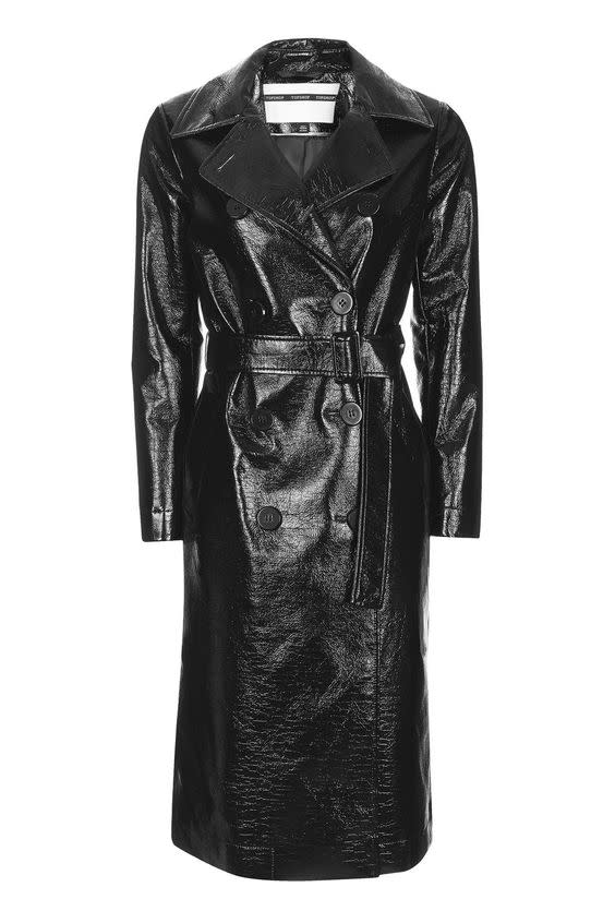 Vinyl Trench Coat