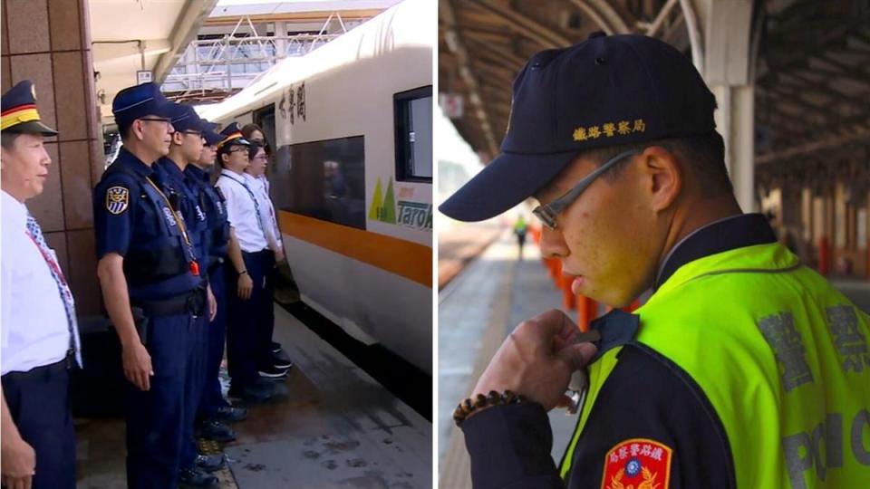 鐵路警察李承翰2019年7月在台鐵列車上遭鄭姓男子持刀捅腹，不幸因公殉職。（圖／東森新聞）