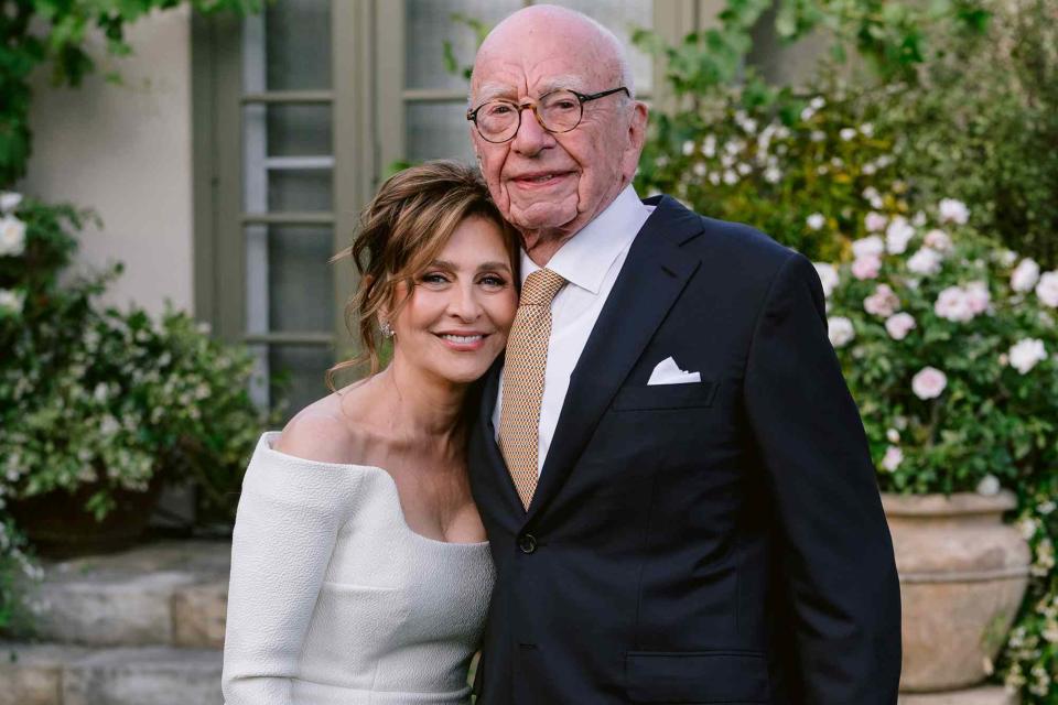 <p>News Corp</p> Rupert Murdoch and Elena Zhukova Wedding
