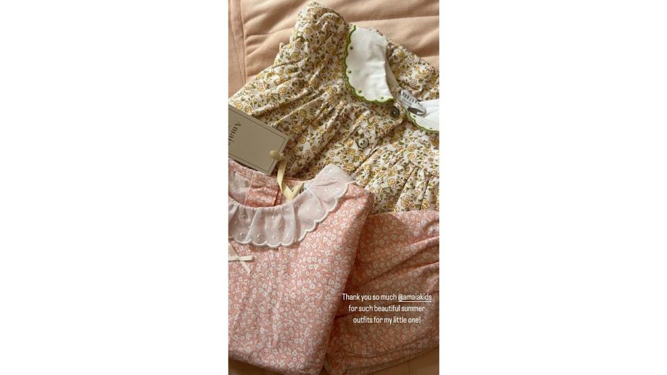 Lady Kitty Spencer's baby clothes