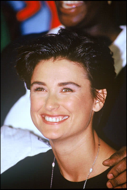 Les dents de Demi Moore avant