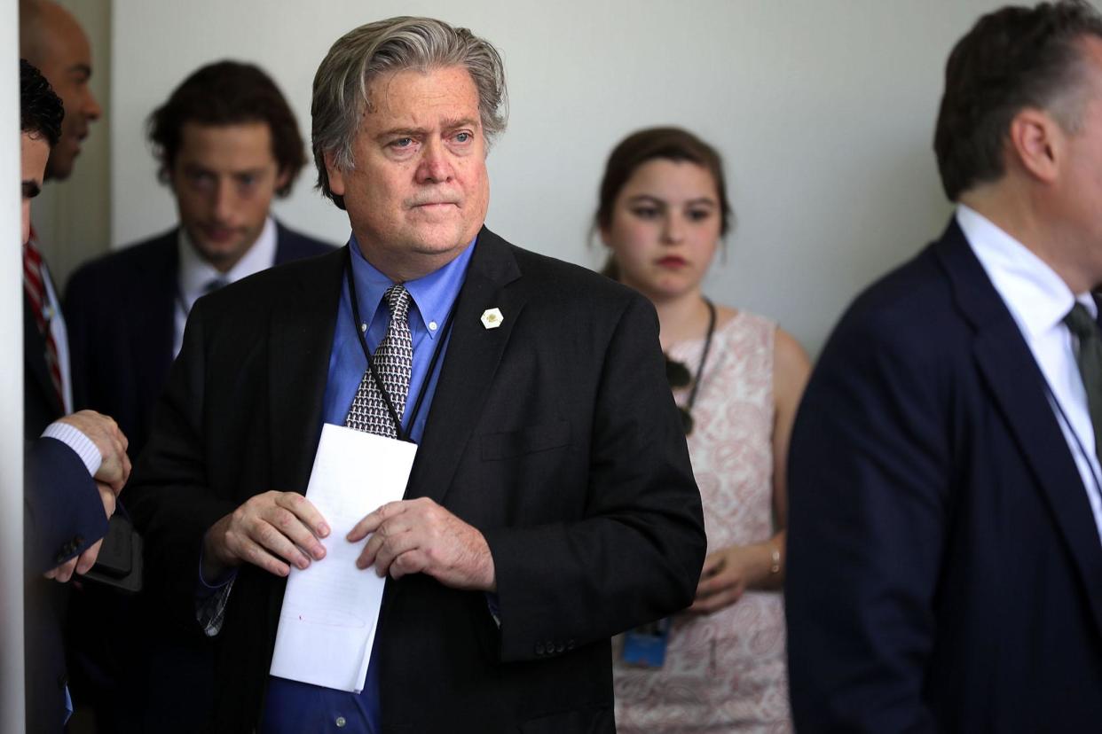 Steve Bannon: Getty