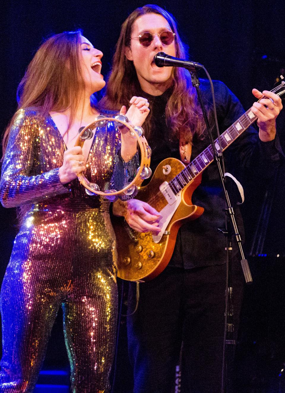 The Bergamot — Nathaniel Hoff, right, and Jillian Speece — performs July 16 at Dewey Cannon Park in Three Oaks as part of the town's Music in the Park concert series.