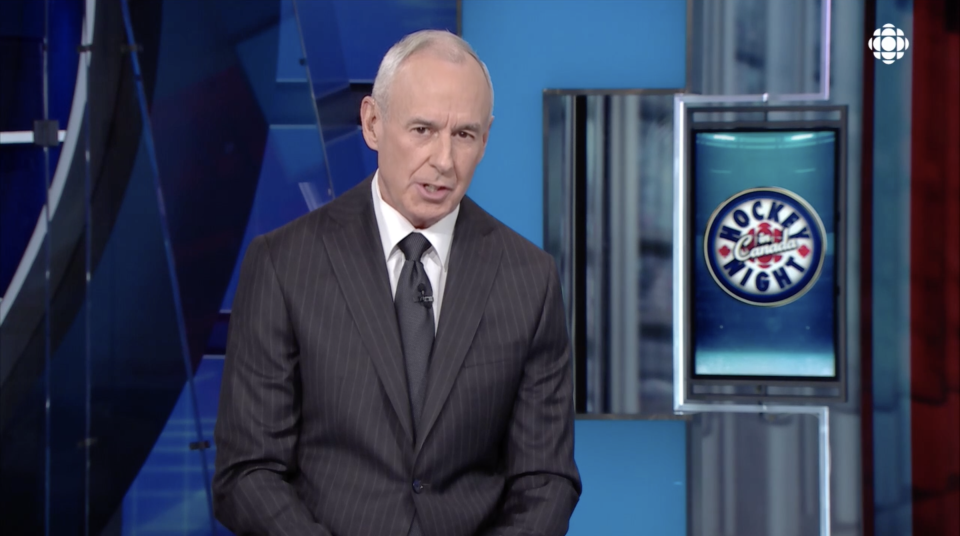 Ron MacLean addressed the public on the first Hockey Night in Canada broadcast without Coach's Corner in over three decades. (Sportsnet)