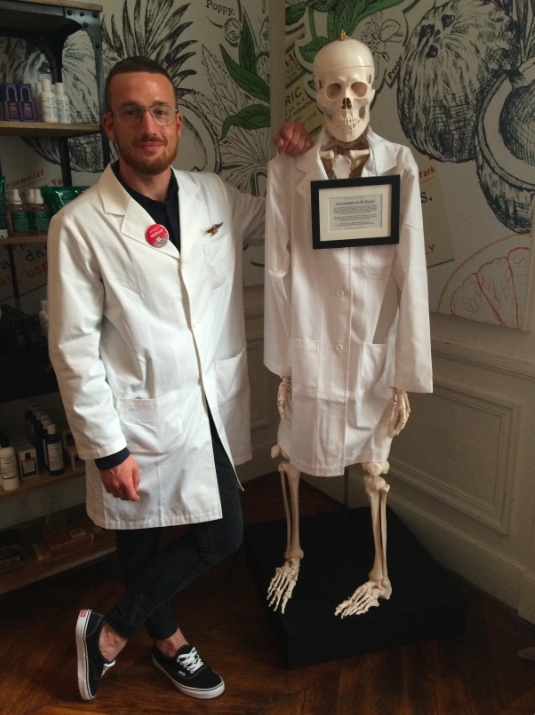 Mathias, skincare ambassadeur chez Kiehl’s France.