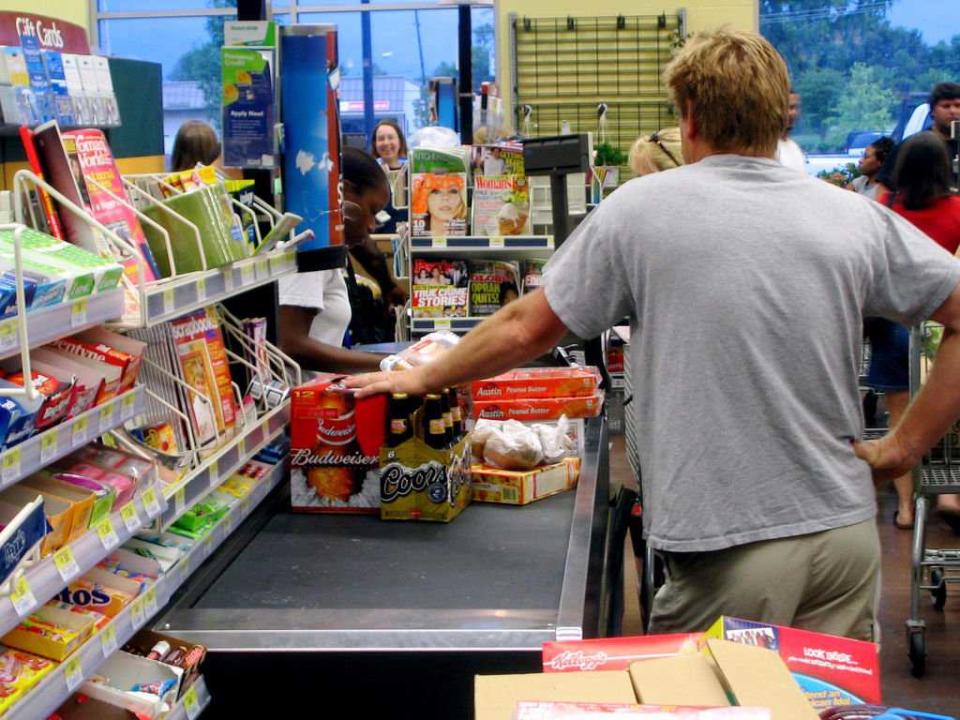 Checkout Aisle Grocery Store