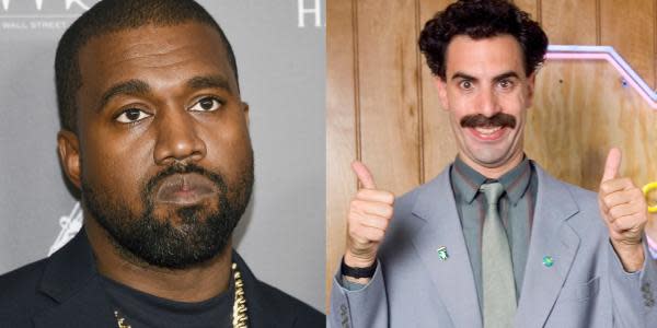 Sacha Baron Cohen se burla de Kanye West como Borat: es demasiado antisemita, incluso en Kazajistán