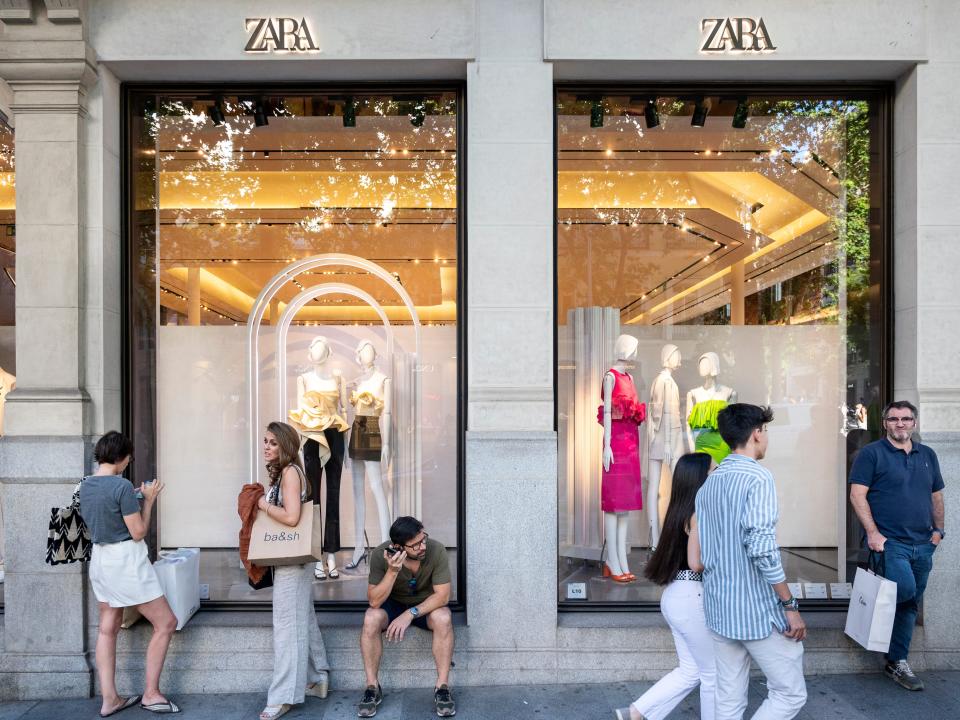Zara store in Spain