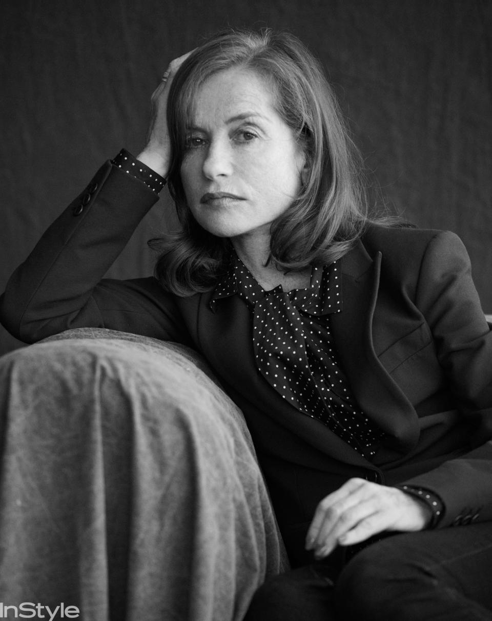 Isabelle Huppert of 
 Elle