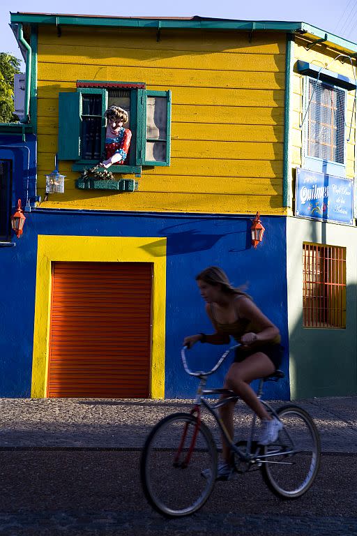 The historic tango area of Argentina's capital, Buenos Aires.