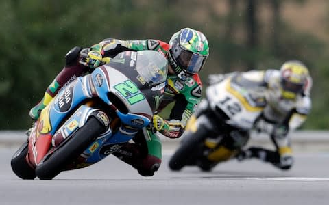 Franco Morbidelli and Thomas Luthi in Brno - Credit: Petr David Josek /AP