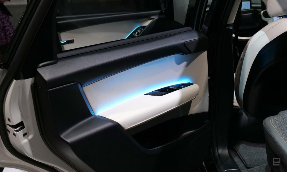 <p>As you'd expect from a car catering towards gamers, there's a plethora of RGB amibient lighting throughout. </p>
