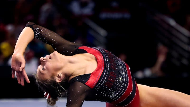 University of Utah gymnast Grace McCallum made her return to the all-around Friday night in Tucson, Arizona against the Arizona Wildcats and starred, a performance that included a perfect 10 on uneven bars. Utah defeated Arizona 197.875 to 195.725.