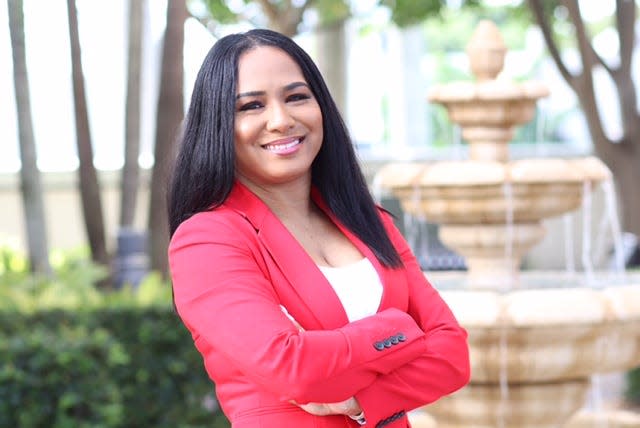 Alcolya St. Juste is a candidate for Palm Beach County Circuit Court judge in the August 2022 election.