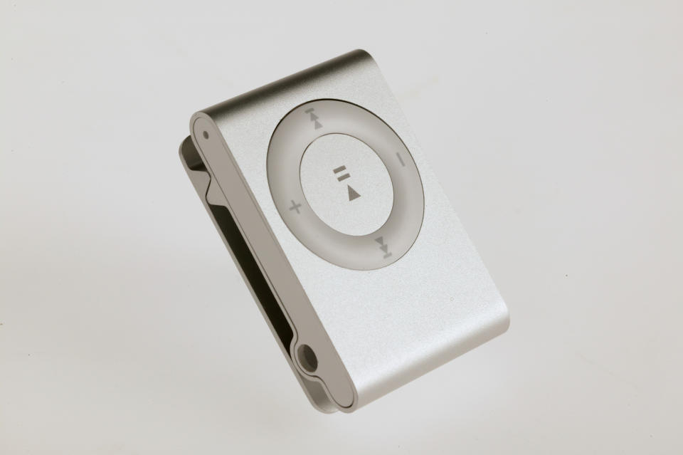 Product shot of ipod shuffle, SCMP in-house studio.  14 December 2006 (Photo by Nora Tam/South China Morning Post via Getty Images)