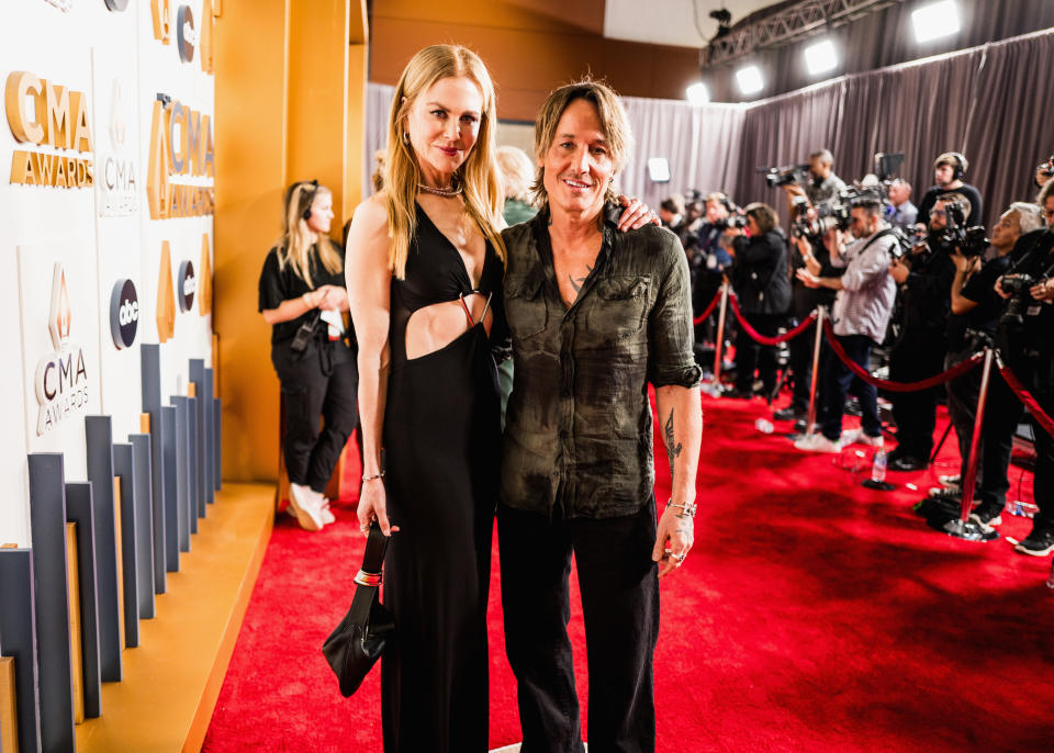 Nicole Kidman and Keith Urban attend the 57th Annual Country Music Association Awards.