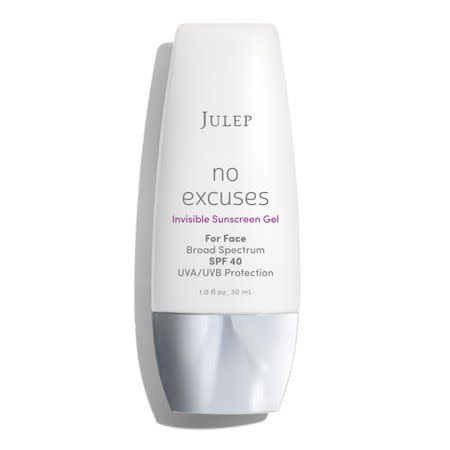 3) No Excuses Invisible Sunscreen Gel SPF 40