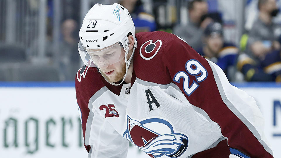 Nathan MacKinnon has tested positive for the coronavirus. (Photo by Tom Pennington/Getty Images)