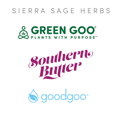 Group Logos of Sierra Sage Herbs Brands - Green Goo, Southern Butter, Good Goo (PRNewsfoto/Sierra Sage Herbs)