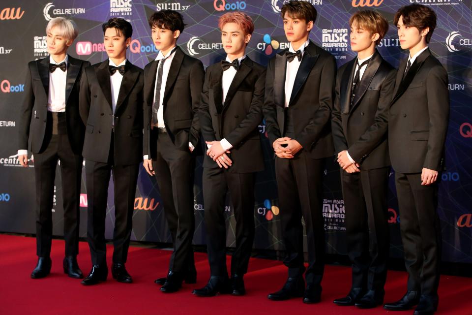 <h1 class="title">WayV at the 2019 Mnet Asian Music Awards</h1><cite class="credit">Jean Chung/Getty Images</cite>