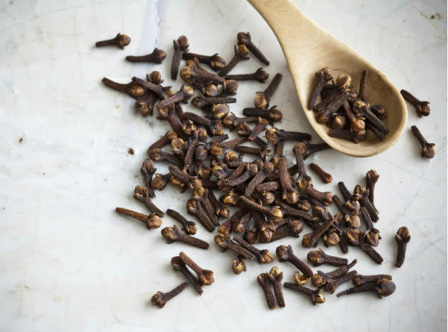 <p><b>Cloves</b>: These dried flower buds of the clove tree are considered one of the “hottest” among spices. They have antibacterial and antiseptic properties. Being a natural anesthetic, it is used as a remedy for toothache since ages.</p>