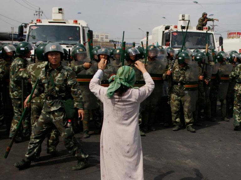 China has been urged to stop its mass detention of Uighur Muslims by 22 members of the United Nations Human Rights Council in the first such joint move on the issue.The UN says at least one million Uighurs and other Muslims have been detained by China in the western region of Xinjiang.In an unprecedented letter seen by Reuters, ambassadors from 22 countries voiced their concerns about reports of unlawful detention in “large-scale places of detention, as well as widespread surveillance and restrictions, particularly targeting Uighurs and other minorities in Xinjiang”.Britain, France and Germany were among the European nations to join the call, along with Australia, Canada and Japan, but not the United States, which quit the council a year ago.However, the letter fell short of activists demands for a formal statement to be read out at the council, or a resolution submitted for a vote.The letter to the forum’s president, dated 8 July, cited China’s obligations as a member of the 47-state forum to maintain the highest standards.“We call on China to uphold its national laws and international obligations and to respect human rights and fundamental freedoms, including freedom of religion or belief in Xinjiang and across China,” the letter said.“We call also on China to refrain from the arbitrary detention and restrictions on freedom of movement of Uighurs, and other Muslim and minority communities in Xinjiang.”It urged China to allow international independent experts, including Michelle Bachelet, the UN high commissioner for human rights, “meaningful access” to Xinjiang.Ms Bachelet, a former president of Chile, has lobbied China to grant the UN access to investigate reports of disappearances and arbitrary detentions of Muslims in Xinjiang.Last month, China’s ambassador to the UN in Geneva said he hoped Ms Bechelet would take up an invitation to visit.One diplomat told Reuters China’s delegation was “hopping mad” at the move and was preparing its own letter in response.In a statement, Human Rights Watch welcomed the letter as “important not only for Xinjiang’s population, but for people around the world who depend on the UN’s leading rights body to hold even the most powerful countries to account.”At the start of the three-week session, which ends on Friday, the vice-governor of Xinjiang responded to international condemnation of the state-run detention camps by saying they were vocational centres which had helped “save” people from extremist influences.Last week, a study said thousands of Muslim children in the region were being separated from their parents in what it called a “systematic campaign of social re-engineering and cultural genocide”.