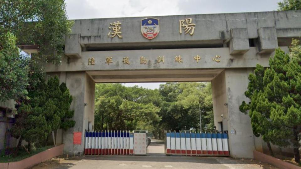 桃園陸軍後勤訓練中心傳出墜樓命案。（圖／翻攝自Google Map）