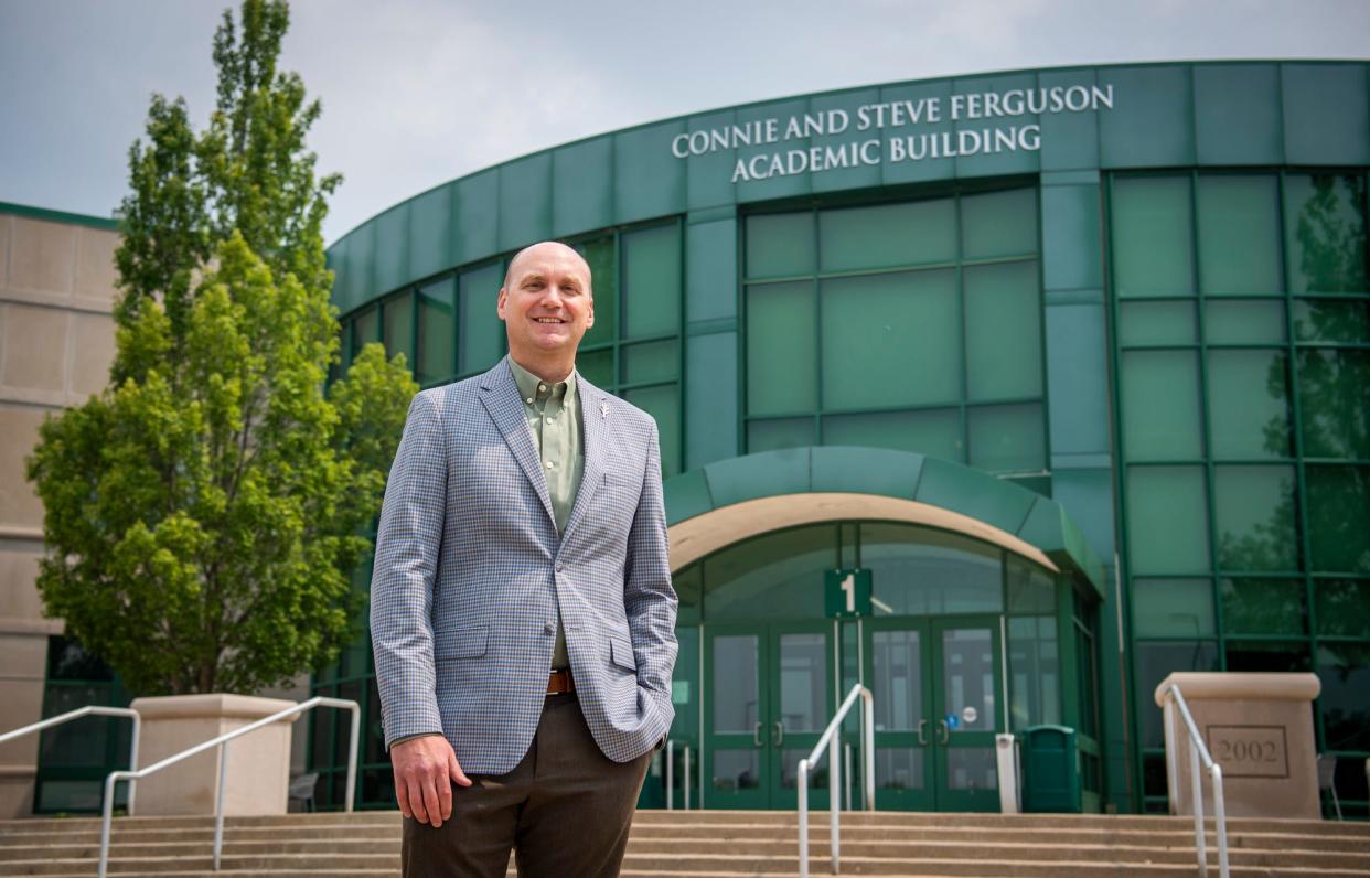 Erik Coyne became Ivy Tech Bloomington's new chancellor in May. He retired after 24 years of service in the United States Air Force.