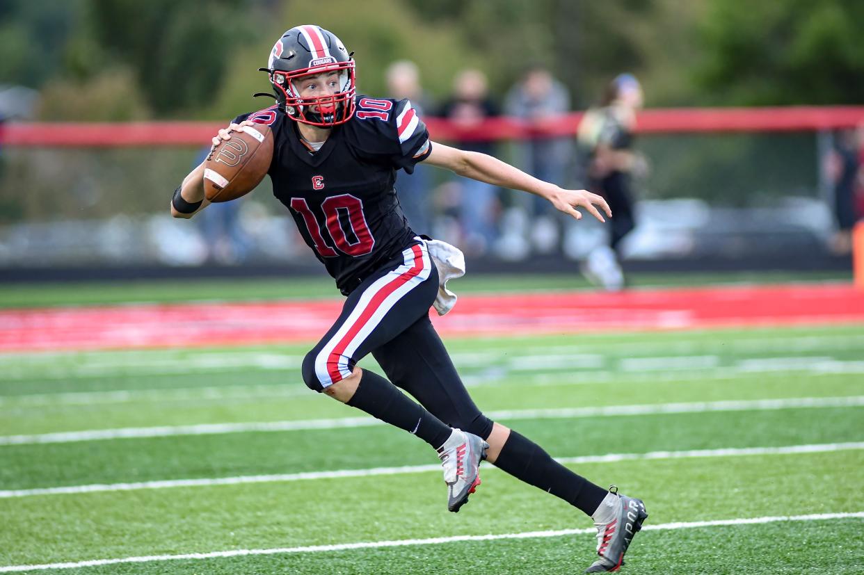 Crestview quarterback Liam Kuhn.