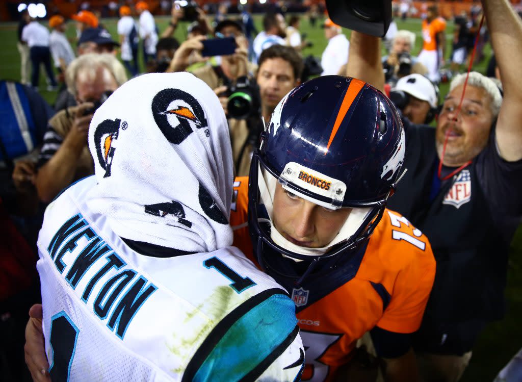 The Denver Broncos broke Cam Newton in Super Bowl 50