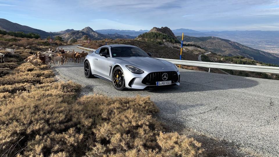 2024 amg gt howlin' across spain