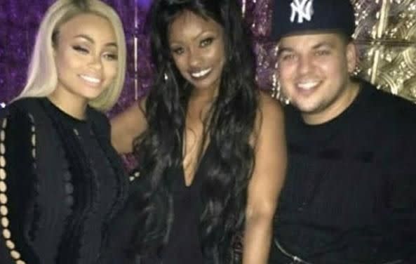 Here Tokyo Toni is pictured with Rob and Blac Chyna. Source: Instagram