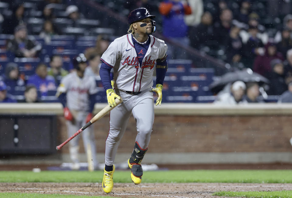 Ronald Acuña Jr.。(Photo by Jim McIsaac/Getty Images)