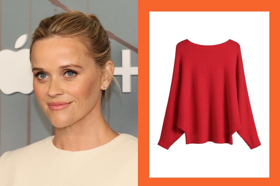 Reese Witherspoon Red Sweaters Tout