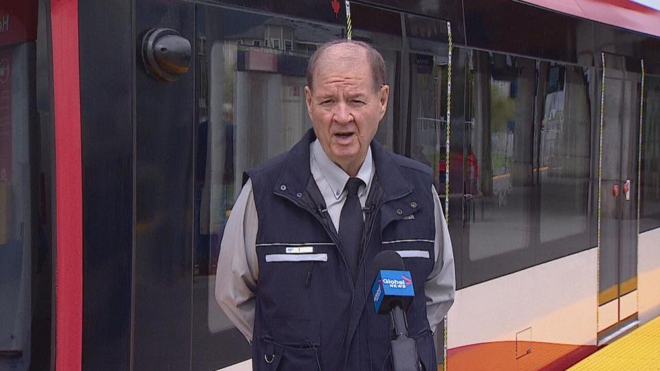 Syd Banks was present at a celebration when Calgary Transit marked the 40th anniversary of LRT service.