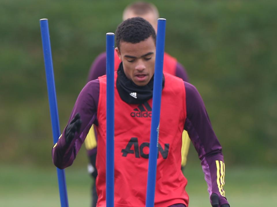 Manchester United striker Mason Greenwood (Manchester United via Getty Images)