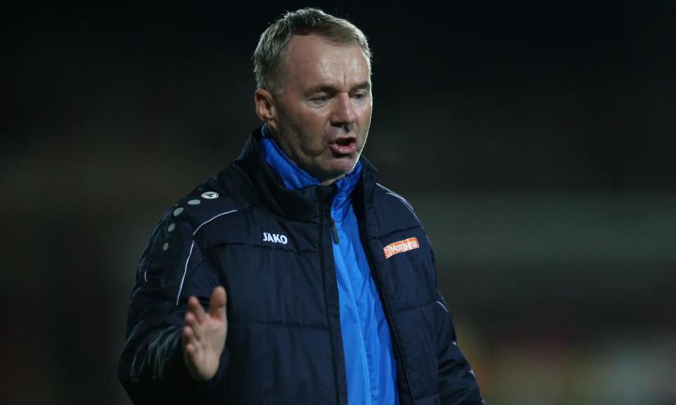 John Sheridan, in his second spell as Chesterfield’s manager, said: ‘People warned me about coming down to this level.’