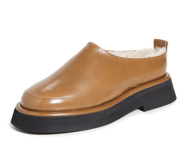 <p>Wandler Rosa Loafers With Shearling Lining, $510, <a href="https://rstyle.me/+j4J3a7kip4jVQT-R1G62Vg" rel="nofollow noopener" target="_blank" data-ylk="slk:available here;elm:context_link;itc:0;sec:content-canvas" class="link ">available here</a>. </p>