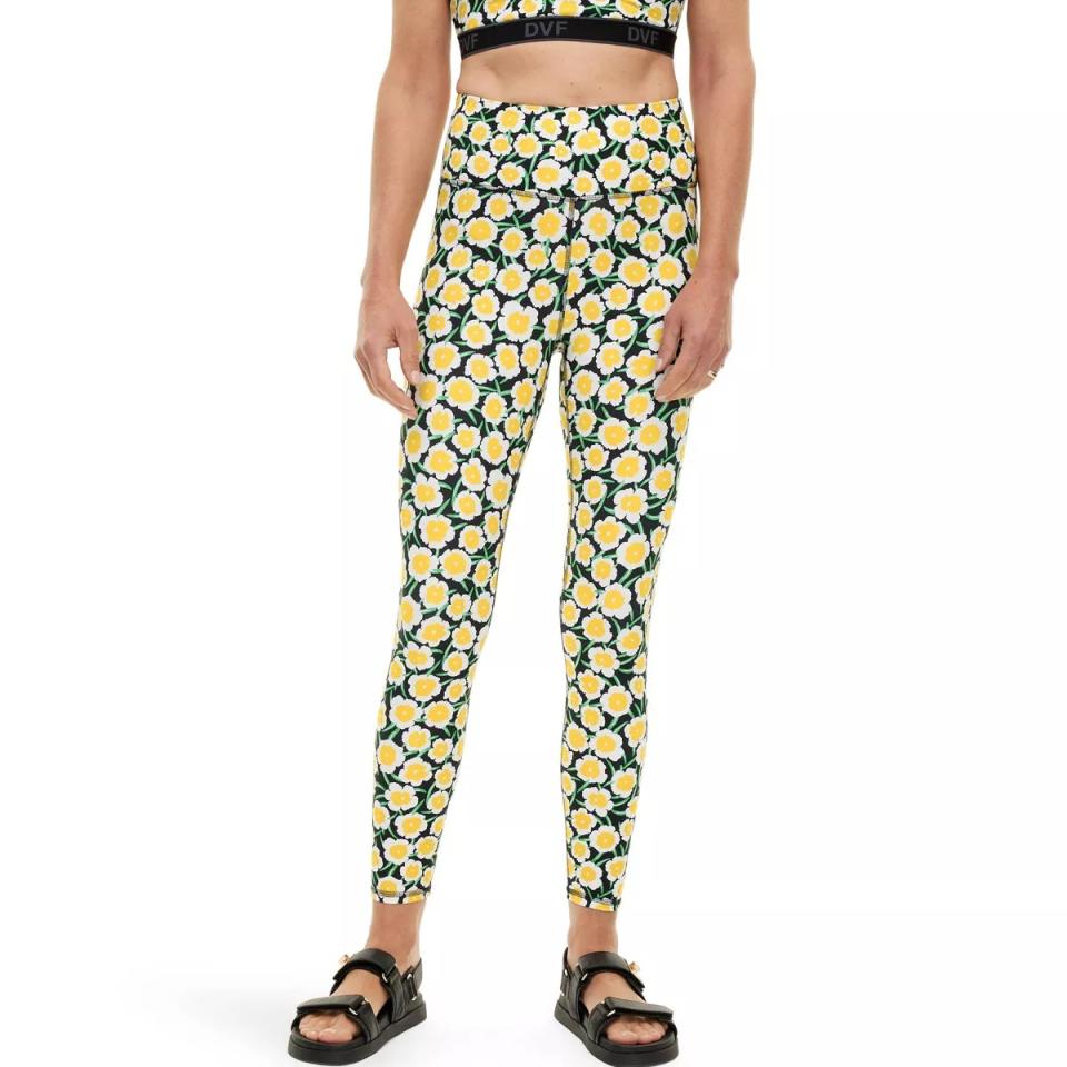 DVF for Target Yellow Poppy Leggings