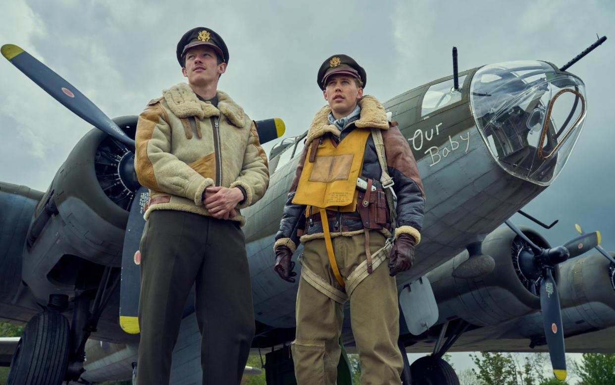 Austin Butler and Callum Turner in Masters of the Air