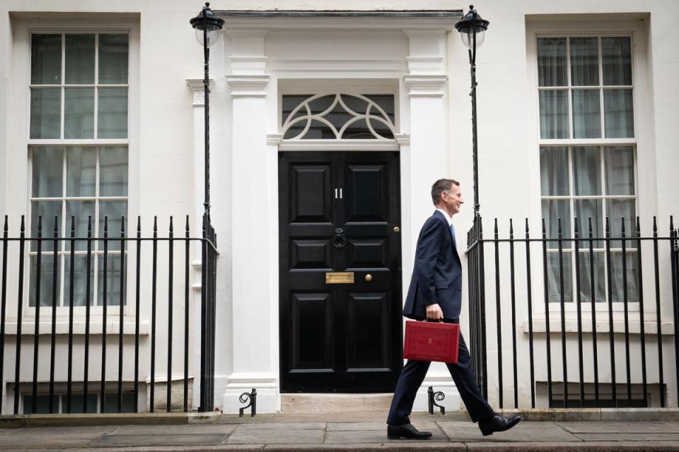 Jeremy Hunt, the chancellor, is not expected to continue the  EPG beyond June (PA Wire)