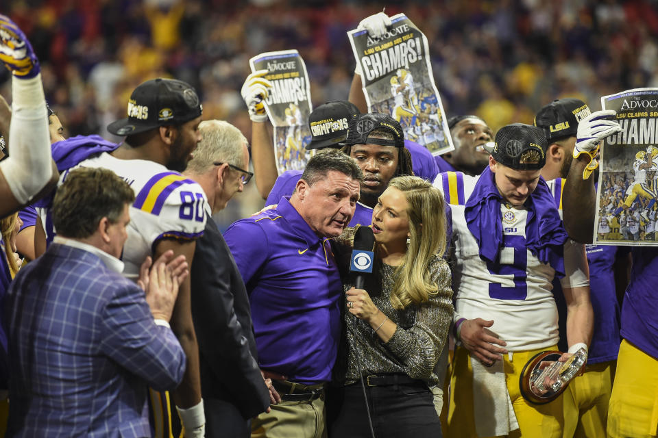 CBS will show an SEC doubleheader for the last time on Saturday. (Dale Zanine-USA TODAY Sports)