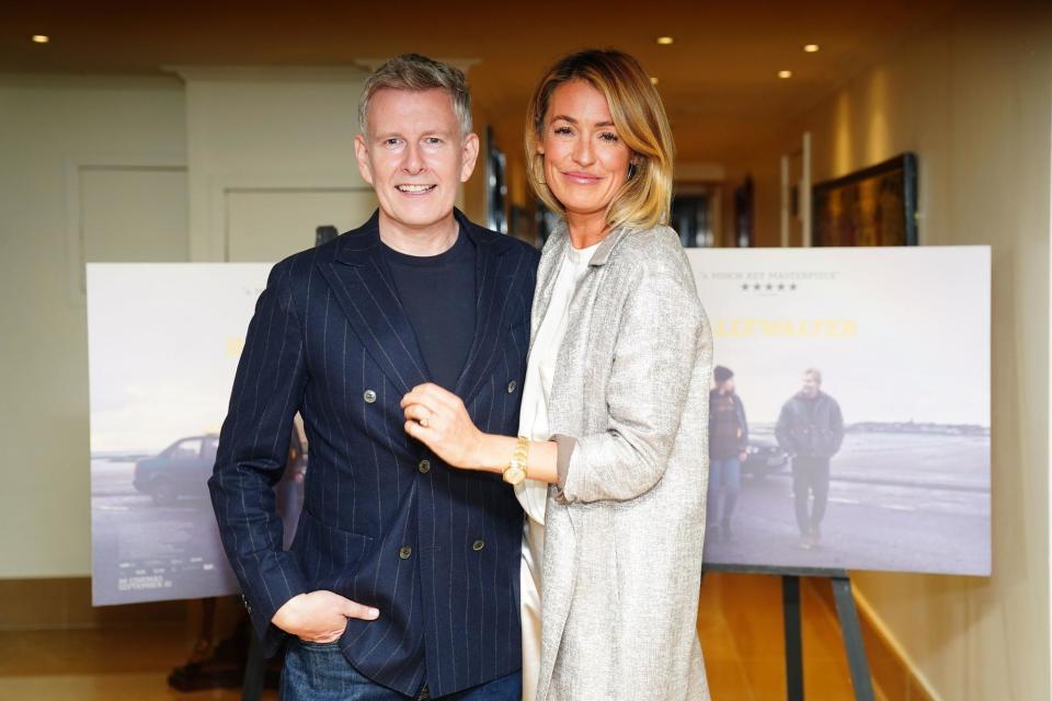 Patrick Kielty and his wife Cat Deeley at the London premiere of the film Ballywalter in The Mayfair Hotel. (Photo by Victoria Jones/PA Wire)