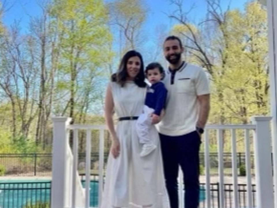 Massachusetts father Abood Okal, his wife Wafaa Abuzayda, and their one-year-old son Yousef are waiting near the Egypt border with Gaza for safe passage (And then? “And if there are American citizens left, we’re going to stay until we get them all out.”)