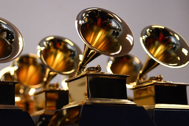 US-ENTERTAINMENT-MUSIC-GRAMMY-AWARD-TROPHY - Credit: Patrick T. Fallon/AFP/Getty Images
