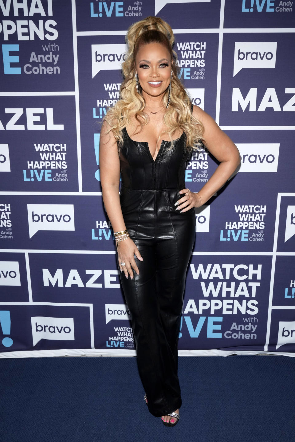 WATCH WHAT HAPPENS LIVE WITH ANDY COHEN — Episode 20057 — Pictured: Gizelle Bryant — (Photo by: Charles Sykes/Bravo via Getty Images)